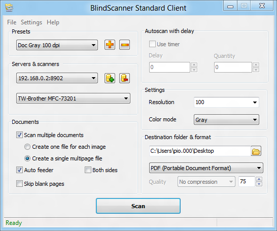 BlindScanner Standard